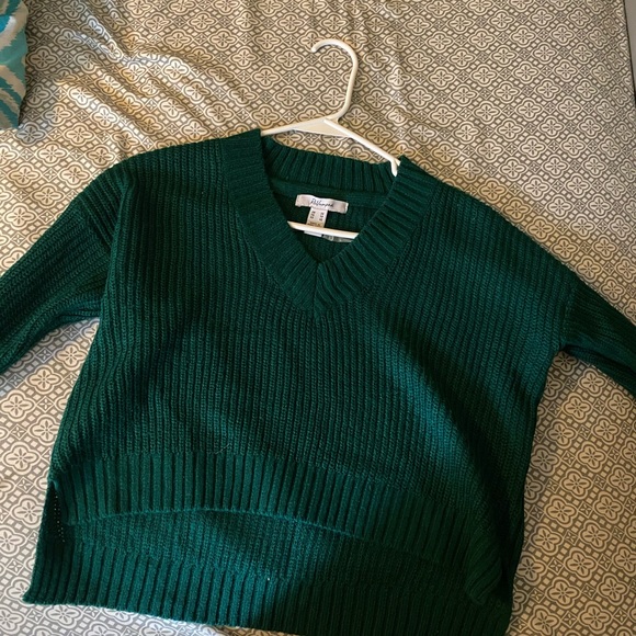 Kelly green crop sweater - Picture 1 of 1